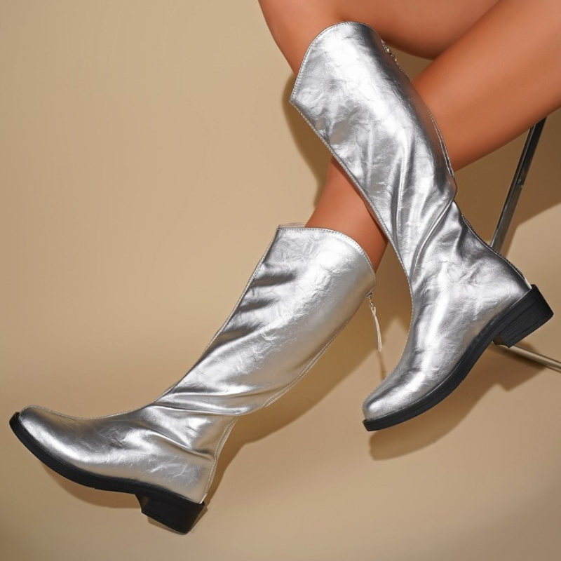 Women'S Fashion Knee High Boots - أحذية نسائية طويلة تصل إلى الركبة