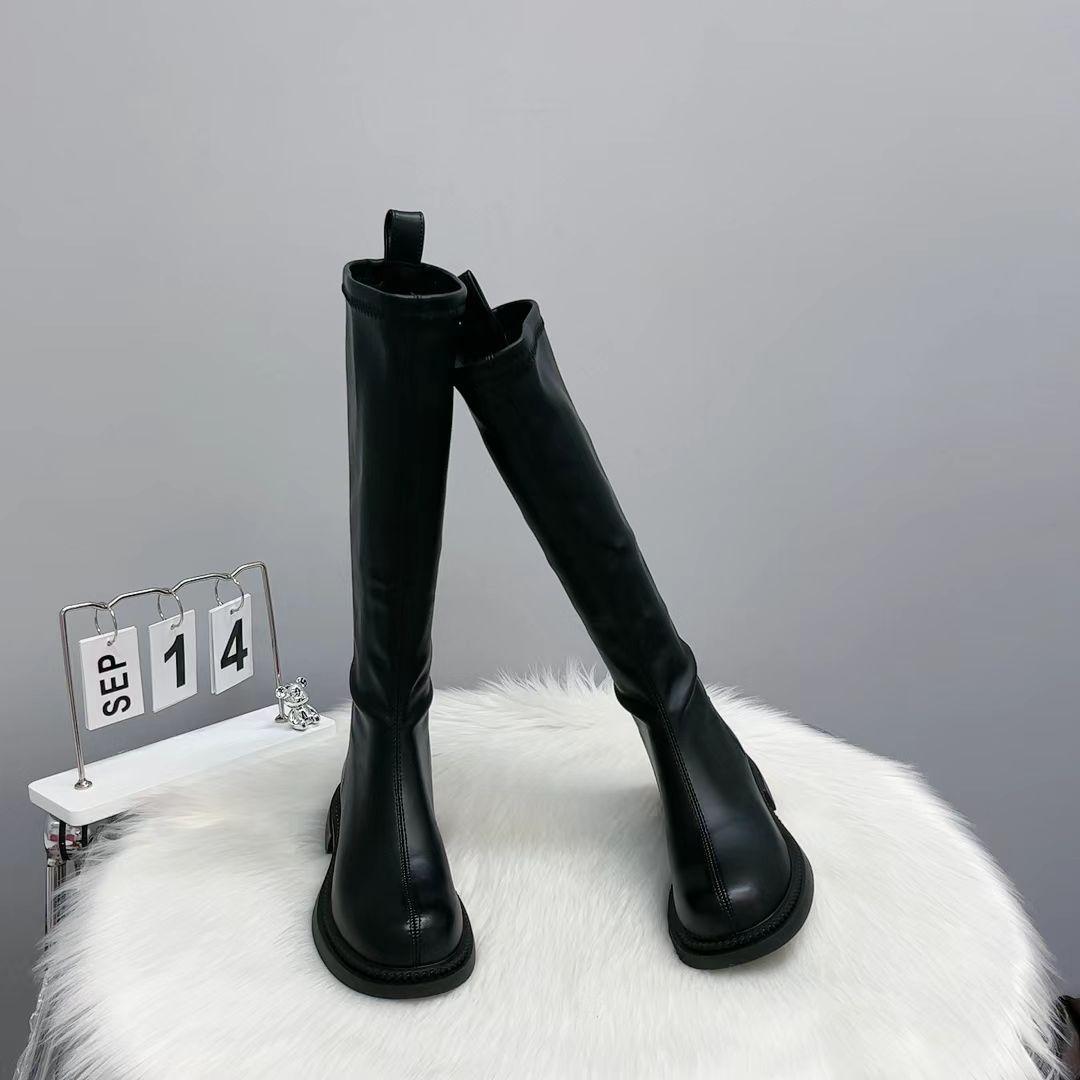 Women'S Fashion Knee High Boots - أحذية نسائية طويلة حتى الركبة لعام
