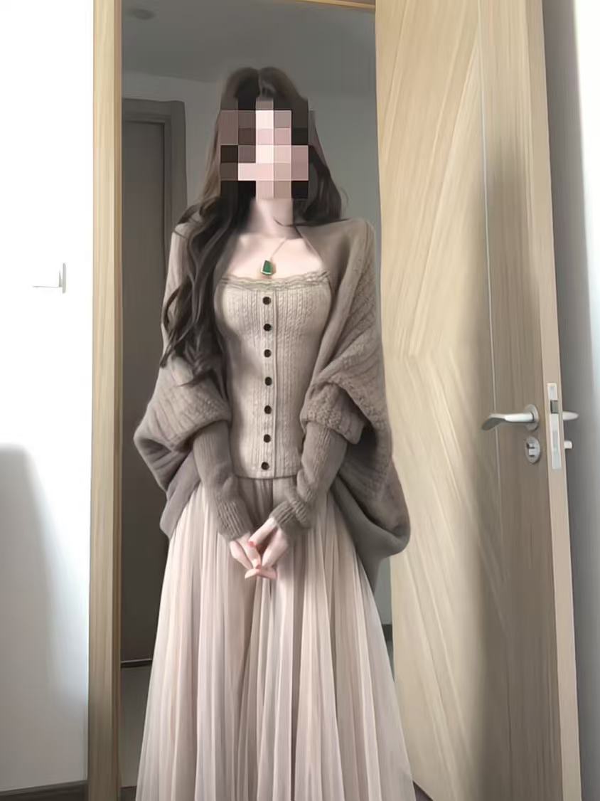 طقم نسائي كوري أنيق من 3 قطع ب - مراجعة Lace Trim Cami وسعره