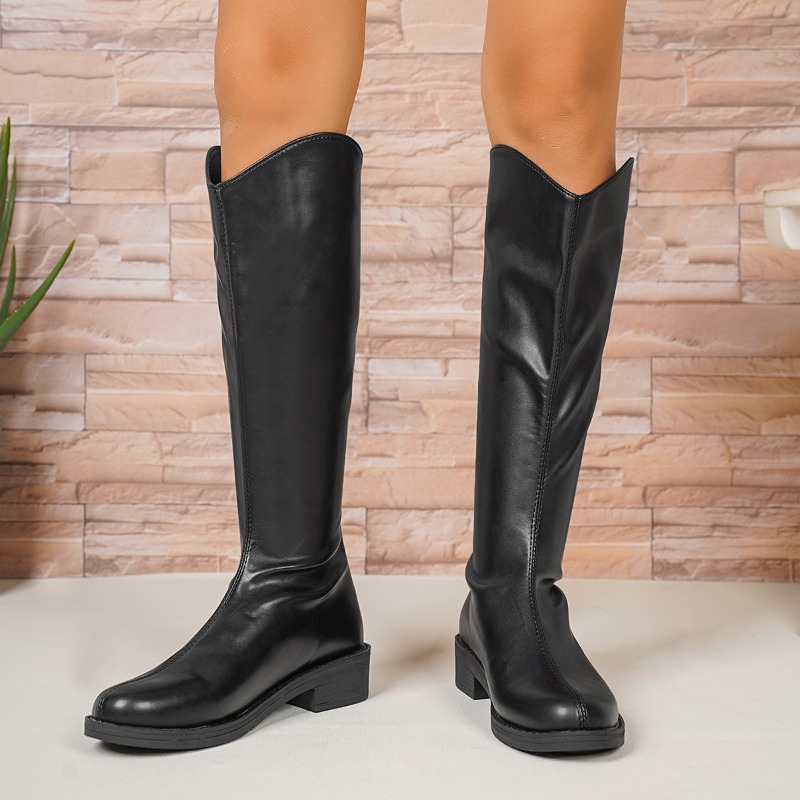 أحذية نسائية طويلة تصل إلى الر - مراجعة Women'S Fashion Knee High Boots وسعره
