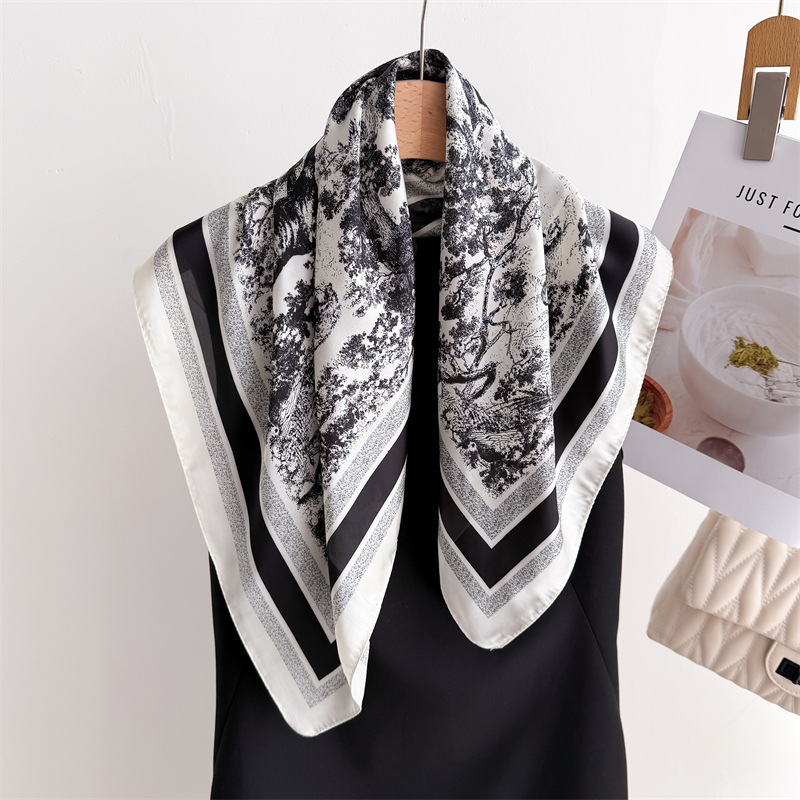 الأوشحة الفاخرة المطبوعة الغاب - مراجعة Women Fashion Necktie وسعره