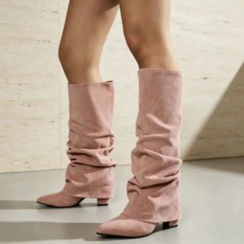 أحذية نسائية طويلة بتصميم عصري - مراجعة Women'S Fashion Knee High Boots وسعره