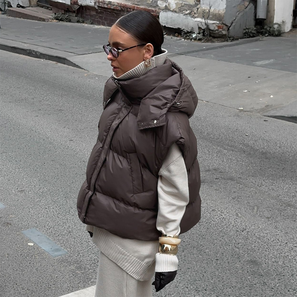سترة نسائية مبطنة للخريف والشت - مراجعة Women'S Fashion Vest Tops وسعره